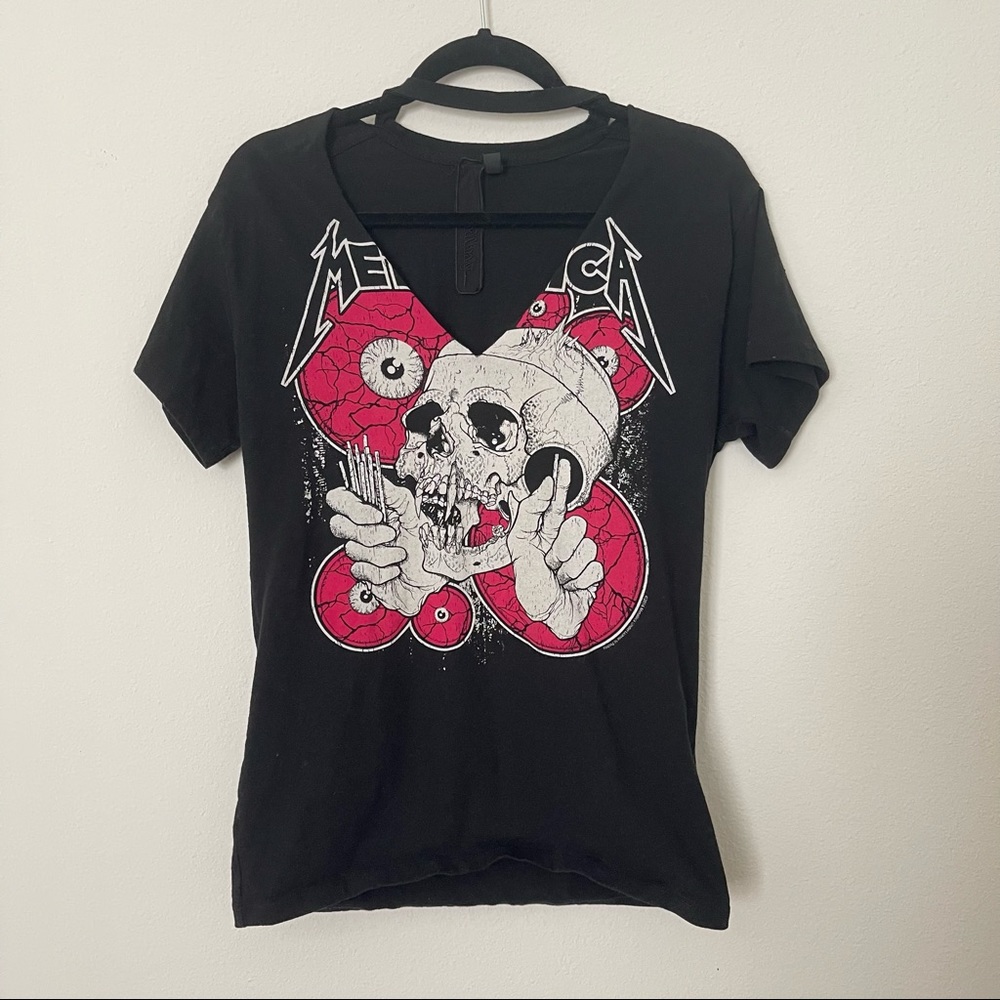 Vintage Metallica Shirt Topshop
